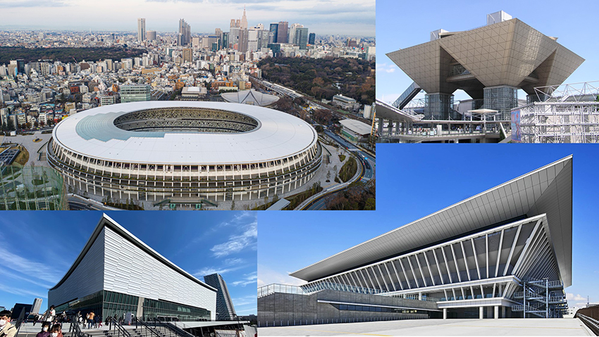 Olympic venues montage Tokoyo